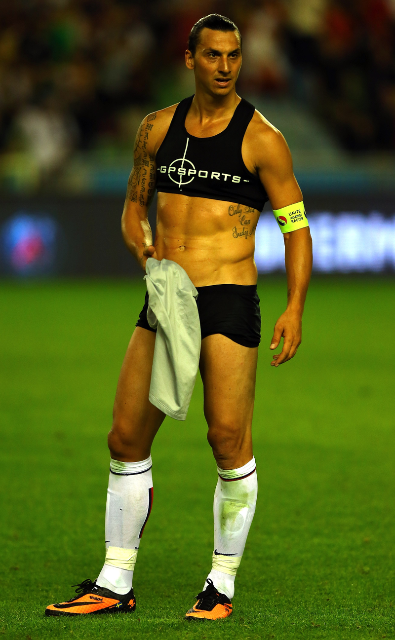 Illustration for article titled What The Hell Is Zlatan Ibrahimovic Wearing?